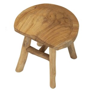 Mauro Ferretti Hocker Sel 40x32x42 cm braun