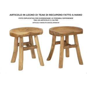 Mauro Ferretti Hocker Sel 40x32x42 cm braun