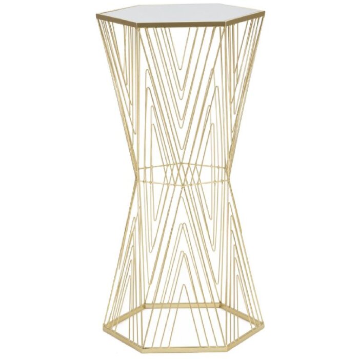 Mauro Ferretti Telefontisch Zeilen 40x35x80 cm gold