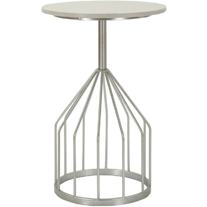 Mauro Ferretti Becher Beistelltisch Ø 37,5x58 cm silber