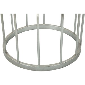 Mauro Ferretti Becher Beistelltisch Ø 37,5x58 cm silber