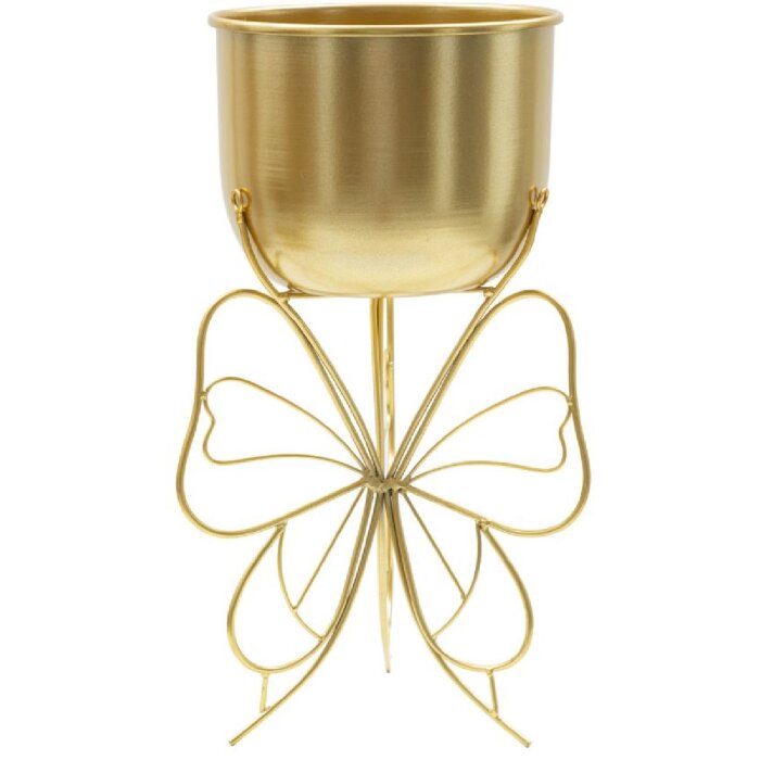Mauro Ferretti Pflanzenständer Farfy Ø 22x40 cm gold