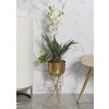 Mauro Ferretti Pflanzenständer Farfy Ø 22x40 cm gold