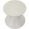 Mauro Ferretti Beistelltisch Ø 42x40 cm weiß
