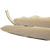 Mauro Ferretti Dekoschale Blatt 23x2x35,5 cm gold