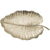 Mauro Ferretti Dekoschale Blatt 23x2x35,5 cm gold