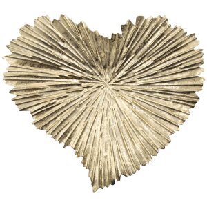 Mauro Ferretti Dekoschale Herz 29x5x25 cm gold