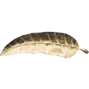 Mauro Ferretti Декоративная чаша Лист длинный 38x3x11 см золото