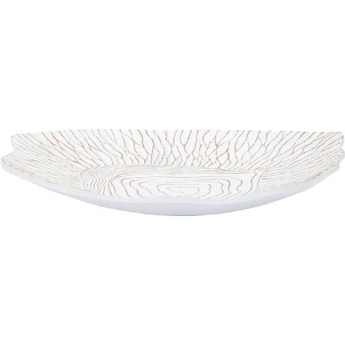 Декоративная чаша Mauro Ferretti 37x34x6 см белая