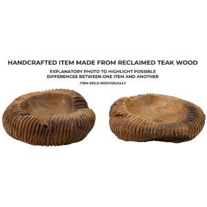 Mauro Ferretti Декоративная чаша Garit 37x40x16 см коричневый