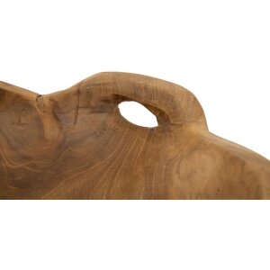 Mauro Ferretti Dekoschale Wahan 42x36x7 cm braun