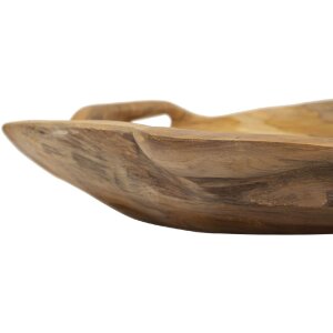 Mauro Ferretti Dekoschale Wahan 42x36x7 cm braun