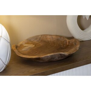 Mauro Ferretti Dekoschale Wahan 42x36x7 cm braun