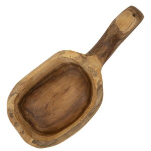 Mauro Ferretti декоративная чаша ложка 36x16x8 см коричневый