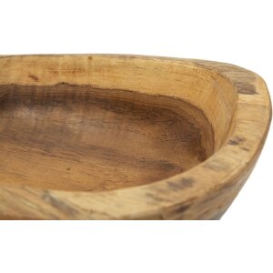 Mauro Ferretti декоративная чаша ложка 36x16x8 см коричневый