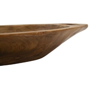 Mauro Ferretti Dekoschale Wan 37x26,5x7 cm braun