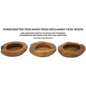 Mauro Ferretti Dekoschale Erusi Ø 20x6 cm braun