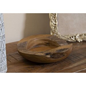 Mauro Ferretti Dekoschale Erusi Ø 20x6 cm braun