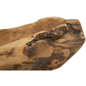 Mauro Ferretti Декоративная чаша Narro 31x21x8 см коричневый