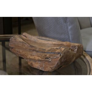 Mauro Ferretti Декоративная чаша Narro 31x21x8 см коричневый