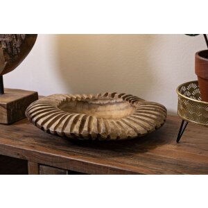 Mauro Ferretti Декоративная чаша Geris Ø 35x7 см коричневый