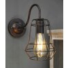 Mauro Ferretti настенный светильник промышленный E27 33x15x27,5 см темный