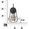 Mauro Ferretti настенный светильник промышленный E27 33x15x27,5 см темный