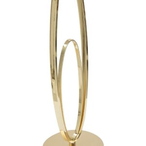 Настольная лампа Mauro Ferretti Glam Flush E27 Ø 30x58 см золотисто-кремового цвета