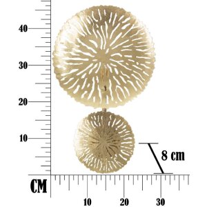 Настенный светильник Mauro Ferretti Simple Glam E27 28,5x8x46 см золотой