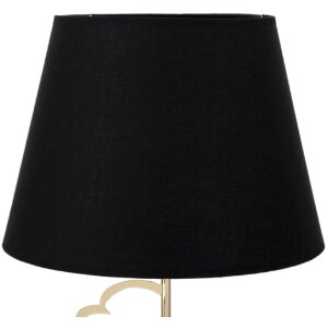 Mauro Ferretti Настольная лампа Glam Harts E27 Ø 30x54,5 см черное золото