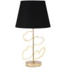 Mauro Ferretti Настольная лампа Glam Harts E27 Ø 30x54,5 см черное золото