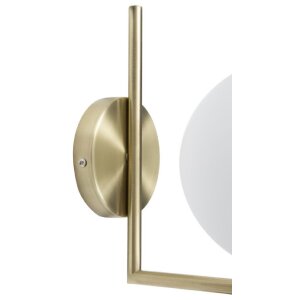 Mauro Ferretti Настенный светильник Glamy E14 15x25x22 см белое золото