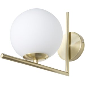 Mauro Ferretti Настенный светильник Glamy E14 15x25x22 см белое золото