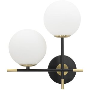 Mauro Ferretti Wandleuchte Darky Doppel E14 30x17x35 cm...