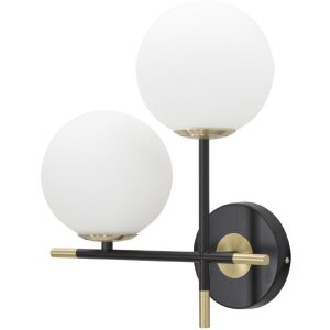 Mauro Ferretti Wandleuchte Darky Doppel E14 30x17x35 cm...