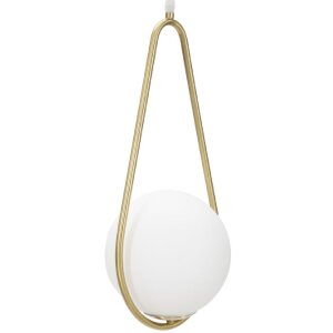 Потолочный светильник Mauro Ferretti Glamy Ablegen E14 24x20x46 см золотисто-белый