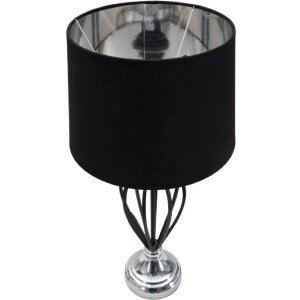 Mauro Ferretti Tischleuchte Darky Silber E27 Ø...