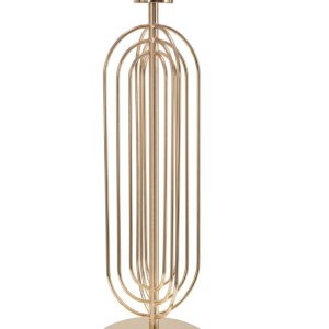 Mauro Ferretti Tischleuchte Krista E27 Ø 33x64 cm gold rosa