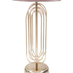 Mauro Ferretti Настольная лампа Krista E27 Ø 28x55 см золотисто-розовый