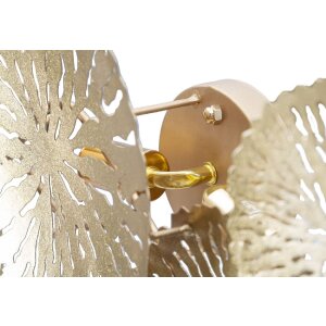 Mauro Ferretti Настенный светильник Dishi Plus 2-ламповый E14 47x13x28 см золото