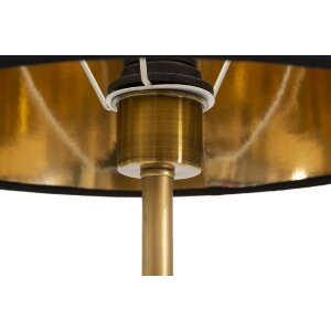 Mauro Ferretti настольная лампа попугаи E27 Ø 30x62,5 см черное золото