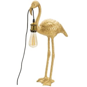 Mauro Ferretti Tischlampe Flamingo E27 37x19x59 cm gold
