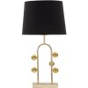 Настольная лампа Mauro Ferretti bubble E27 Ø 32,5x61 см черное золото