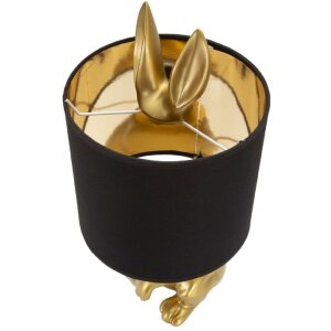 Mauro Ferretti настольная лампа кролик E27 Ø 20x43 см золото черный