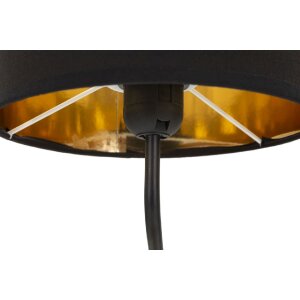 Mauro Ferretti Tischlampe Sitzaffe E27 Ø 20x51,5 cm gold schwarz