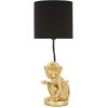 Mauro Ferretti Tischlampe Sitzaffe E27 Ø 20x51,5 cm gold schwarz