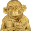Настольная лампа Mauro Ferretti monkey mum E27 Ø 30x49 см золото черное