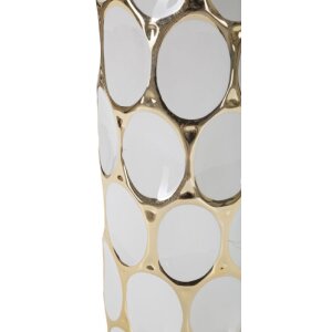 Настольная лампа Mauro Ferretti Glam Carv E27 Ø 34,5x56 см белое золото