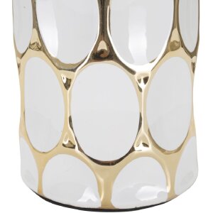 Настольная лампа Mauro Ferretti Glam Carv E27 Ø 34,5x56 см белое золото