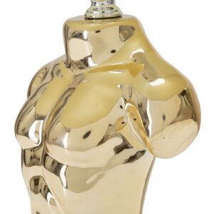 Mauro Ferretti Tischlampe Glam Mann E27 25x42,5 cm gold